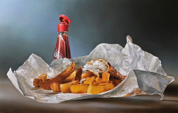 mega realistic oil paintings Tjalf Sparnaay